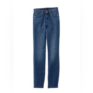 7 For All Mankind Kimmie Shoreline Drive Form Fitted Straight Jean NWT Size 24